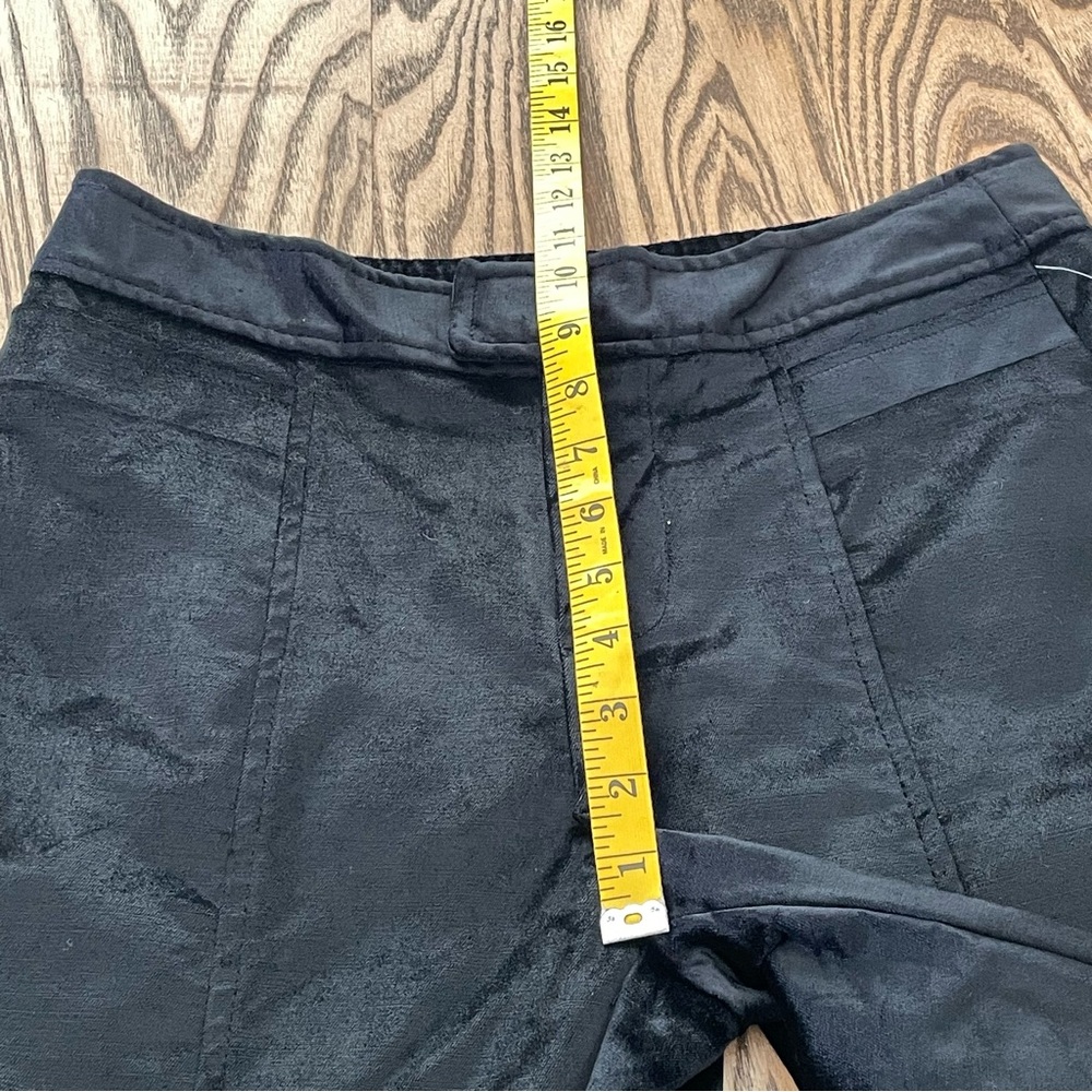 Free People Flare Pants Walk With You Velvet Black Flare Trousers NEW - Picture 11 of 13